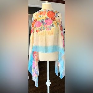 Floral beach wrap